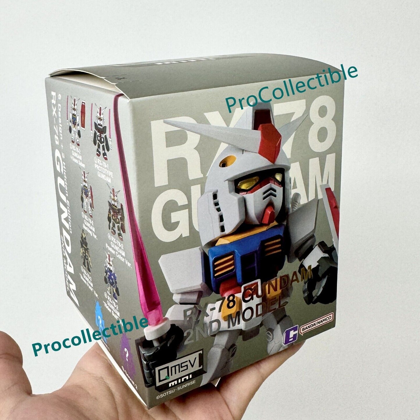 Bandai Namco New Sealed QMSV Mini RX-78 Gundam 2nd Model (1 Blind Box Figures)