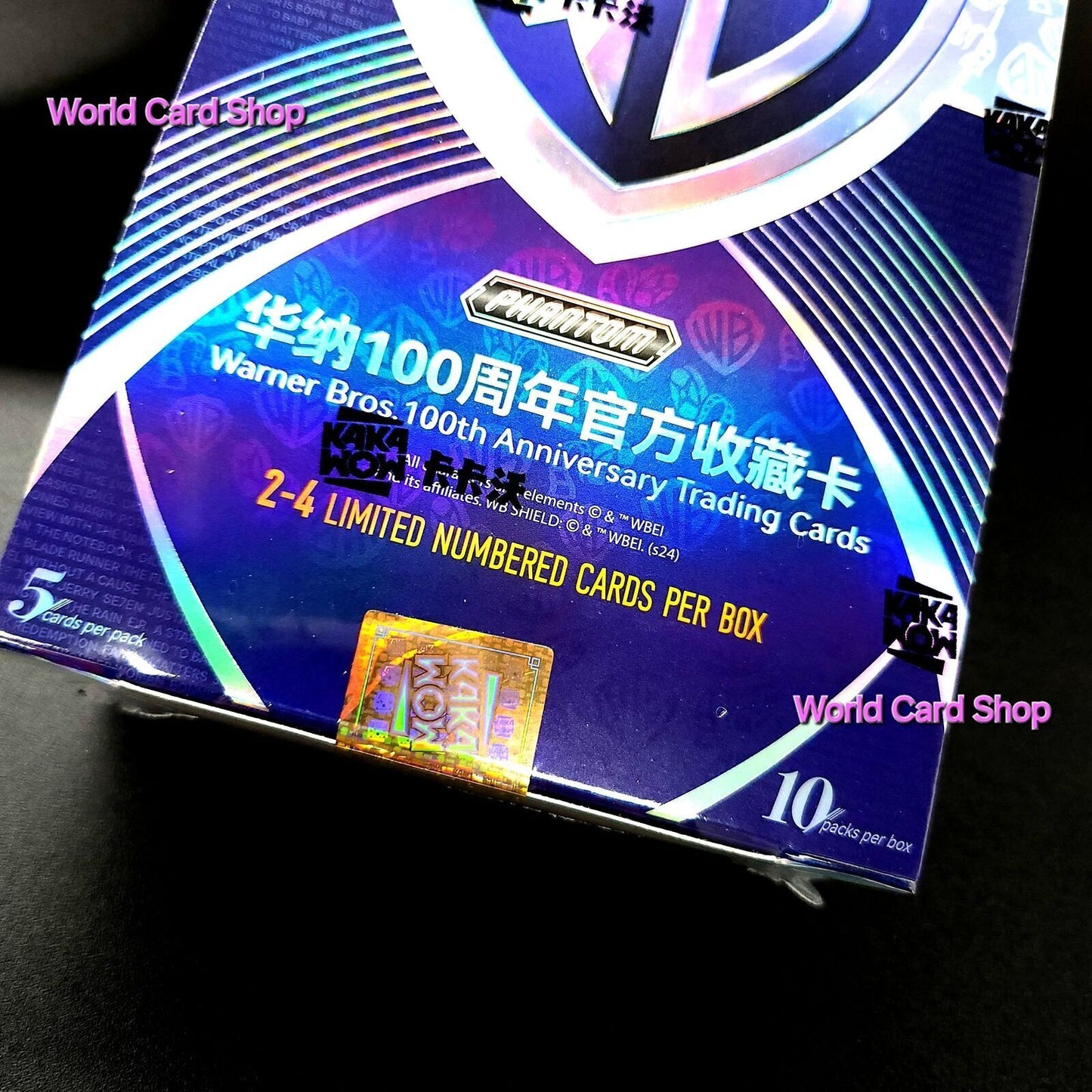 [Limited Box] Kakawow 2024 PHANTOM Warner Bros 100th Anniversary Trading Cards